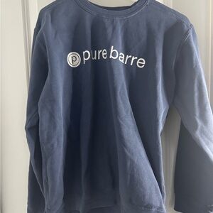 Pure Barre Comfort Colors Navy Sweatshirt